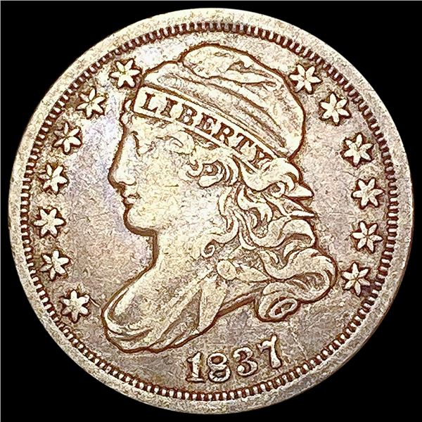 1837 Capped Bust Dime LIGHTLY CIRCULATED