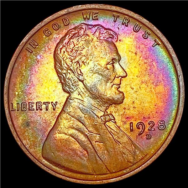1928-D Wheat Cent CHOICE AU