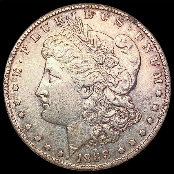 1888-S Morgan Silver Dollar CHOICE AU
