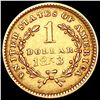 Image 2 : 1853 Rare Gold Dollar CLOSELY UNCIRCULATED