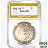 1878 7/8TF Morgan Silver Dollar PGA MS62