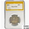 Image 1 : 1821 Capped Bust Quarter PGA VF30