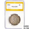 1830 Capped Bust Half Dollar PGA AU55