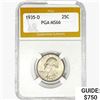 1935-D Washington Silver Quarter PGA MS66