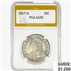 1827/ 6 Capped Bust Half Dollar PGA AU50