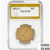 1852-O Seated Liberty Half Dollar PGA XF40