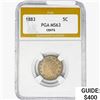 1883 Liberty Victory Nickel PGA MS63 Cents