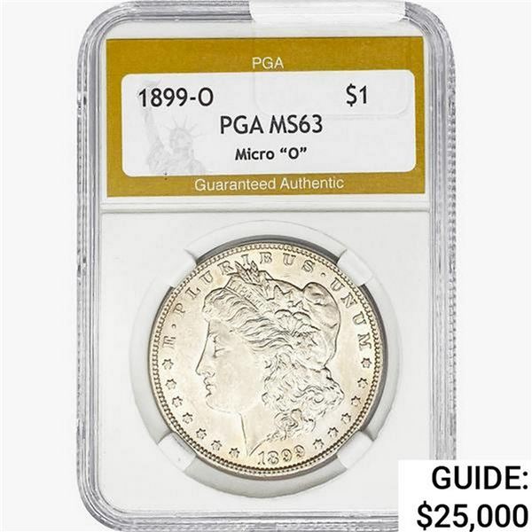 1899-O Morgan Silver Dollar PGA MS63
