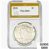 1935 Silver Peace Dollar PGA MS61
