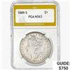 1889-S Morgan Silver Dollar PGA MS63