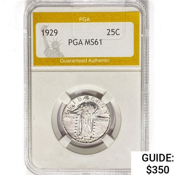 1929 Standing Liberty Quarter PGA MS61
