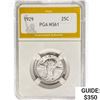1929 Standing Liberty Quarter PGA MS61