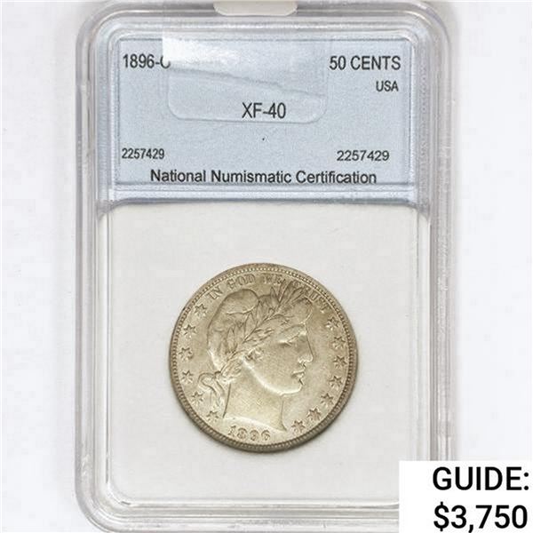 1896-O Barber Dollar NNC XF40