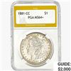 1881-CC Morgan Silver Dollar PGA MS64+