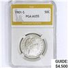 1901-S Barber Half Dollar PGA AU55