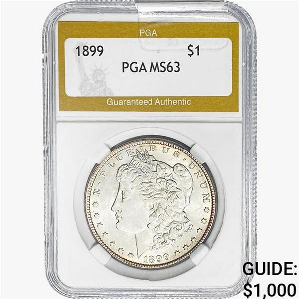 1899 Morgan Silver Dollar PGA MS63