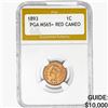 1893 Indian Head Cent PGA MS65+ RED, CAMEO