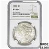 Image 1 : 1885 Morgan Silver Dollar NGC MS66+