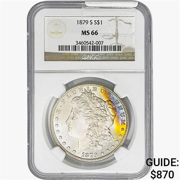 1879-S Morgan Silver Dollar NGC MS66
