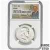 Image 1 : 1963 Franklin Half Dollar NGC PF69 Signed Castle