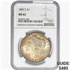1887-S Morgan Silver Dollar NGC MS62