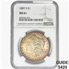 1887-S Morgan Silver Dollar NGC MS61