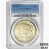 1922-S Silver Peace Dollar PCGS MS64