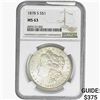 Image 1 : 1878-S Morgan Silver Dollar NGC MS63