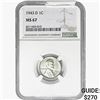 Image 1 : 1943-D Wheat Cent NGC MS67