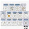 Image 1 : [14] 1956-1959 1C-50C Set PCGS MS/PR