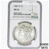 Image 1 : 1883-CC Morgan Silver Dollar NGC MS63