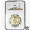 1936 Walking Liberty Half Dollar NGC MS66