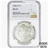 1890-O Morgan Silver Dollar NGC MS63