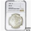 Image 1 : 1882 Morgan Silver Dollar NGC MS63