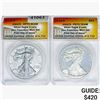 Image 1 : [2] 2012-S Silver Eagle ANACS RP/PR70 DCAM Set