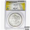 1881-S Morgan Silver Dollar ANACS MS63 PL