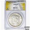 1928-S Silver Peace Dollar ANACS MS61