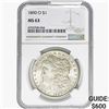 1890-O Morgan Silver Dollar NGC MS63