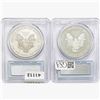 Image 2 : [2] 2012-S Silver Eagle PCGS PR/RP69 Set