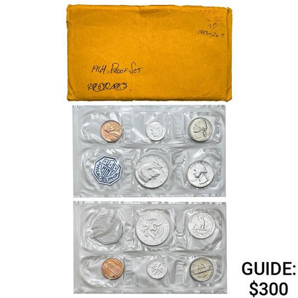 1963-1964 US Proof Sets [20 Coins]