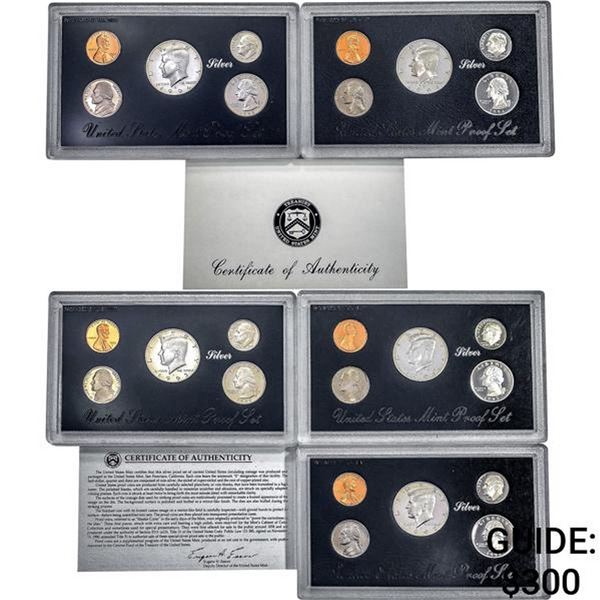 1992-1994 Silver PR Sets (25 Coins)
