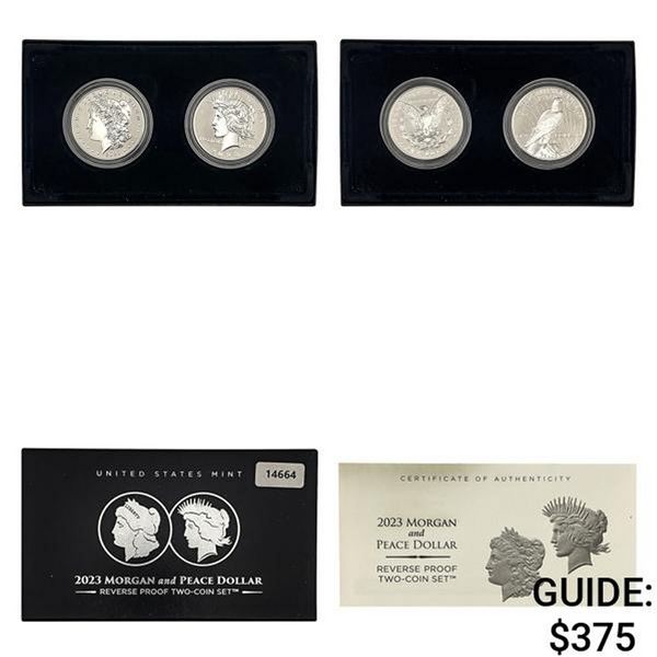 [2] 2003 0.859 oz Silver $1 Morgan & Peace Proof