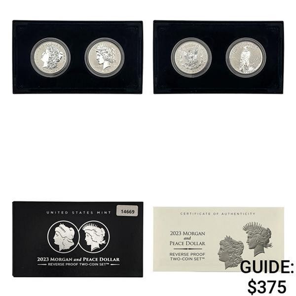 [2] 2003 0.859 oz Silver $1 Morgan & Peace Proof