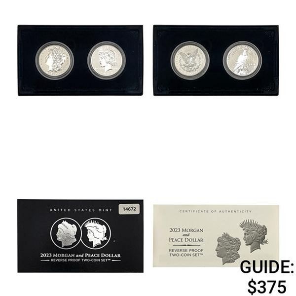 [2] 2003 0.859 oz Silver $1 Morgan & Peace Proof