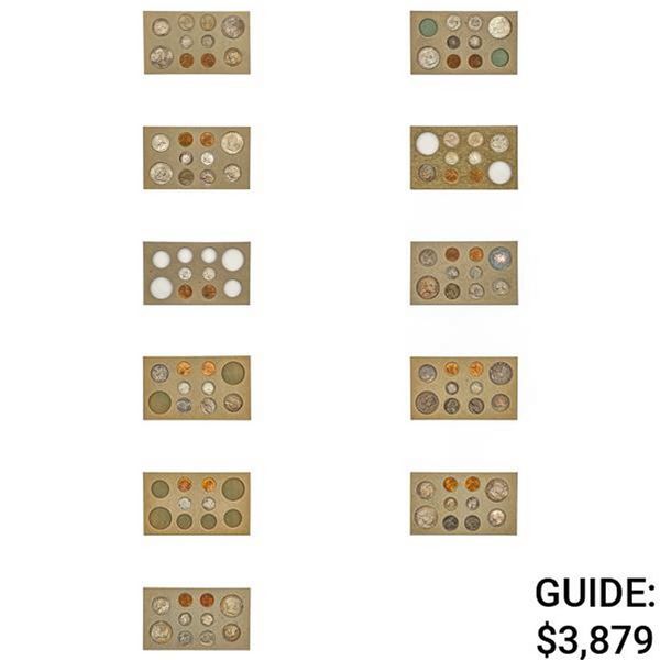 [92] 1949-1958 Varied US Coins 1C - 50C