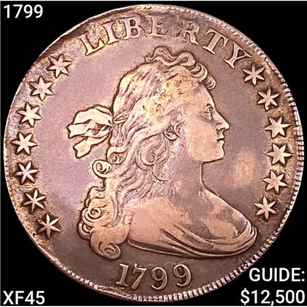 1799 Draped Bust Dollar NEARLY UNCIRCULATED