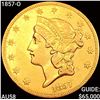 1857-O $20 Gold Double Eagle CHOICE AU