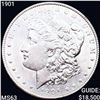 Image 1 : 1901 Morgan Silver Dollar NICELY CIRCULATED+