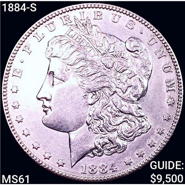 1884-S Morgan Silver Dollar UNCIRCULATED