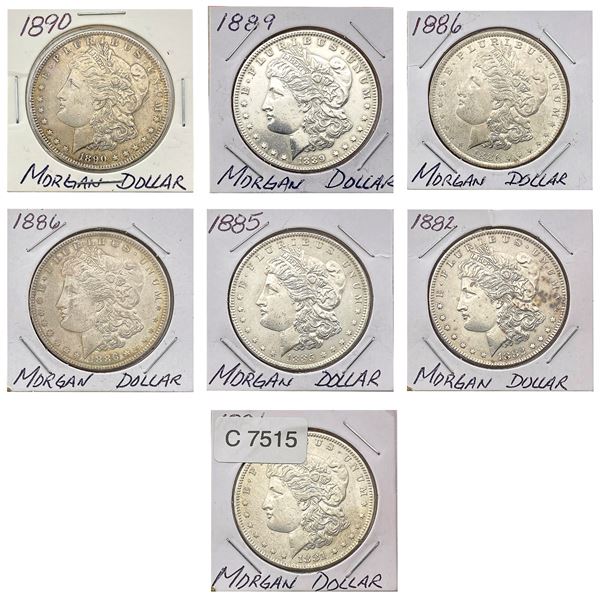 [7]1881-1890 Morgan Silver Dollar